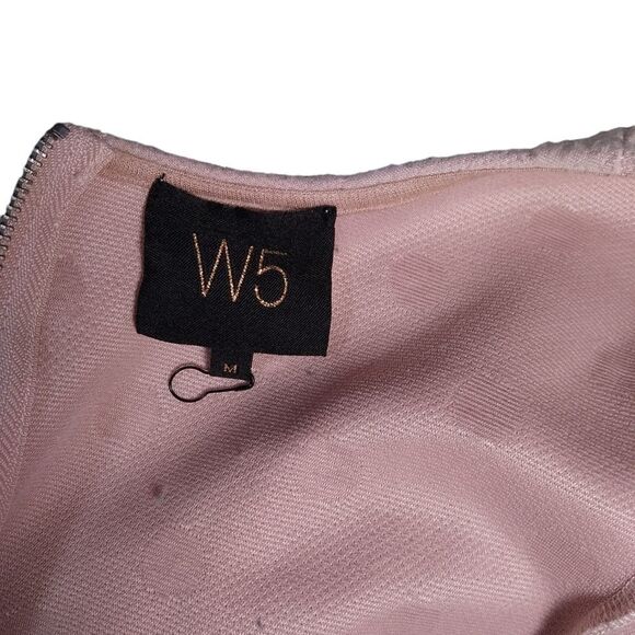 W5 Blush swiss dot sweatshirt top M - Picture 3 of 4